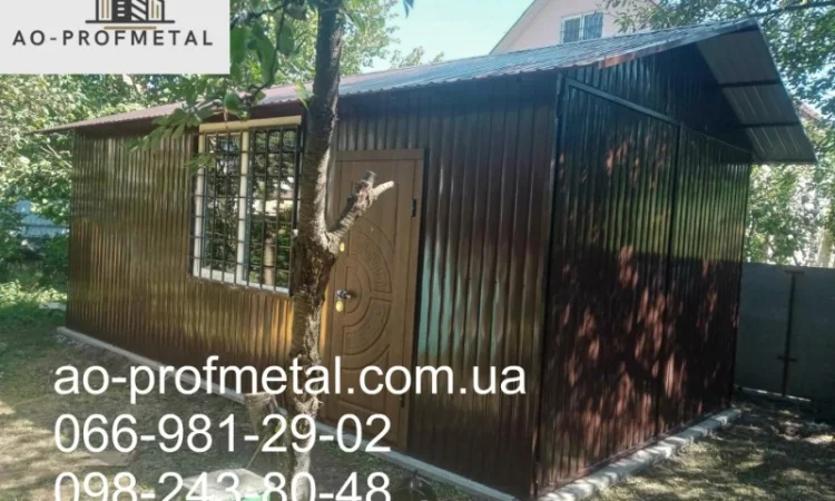 Профнастил для кафе и гаража - фото № 7