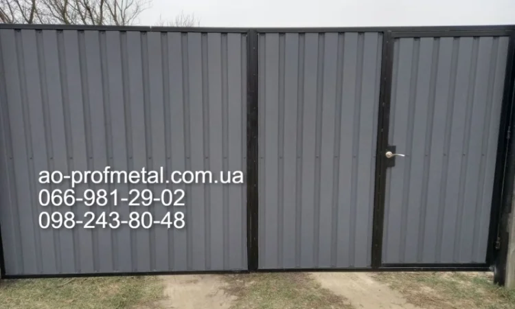 Забір з профнастилу під ключ з доставкою - фото № 3
