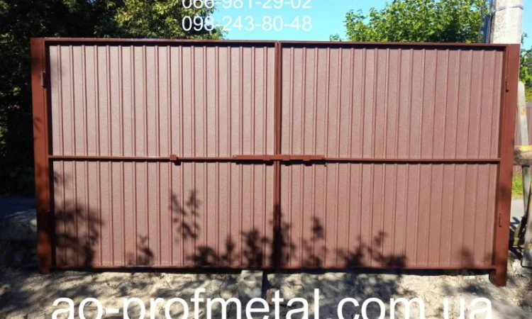 Профнастил и услуги по установке забора в Киеве - фото № 4