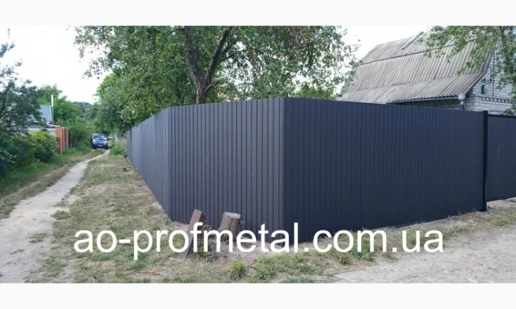 Профнастил и услуги по установке забора в Киеве - фото № 6