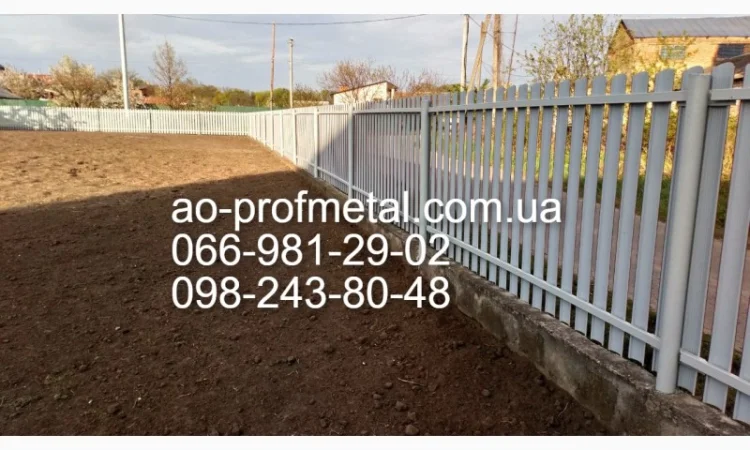Установка штакетника под ключ в Киеве - фото № 4
