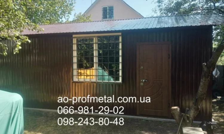 Профлист для гаража - швидке виготовлення та встановлення - фото № 4