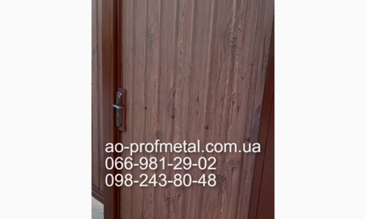 Профнастил Орех с сучком 3D – продажа - фото № 4