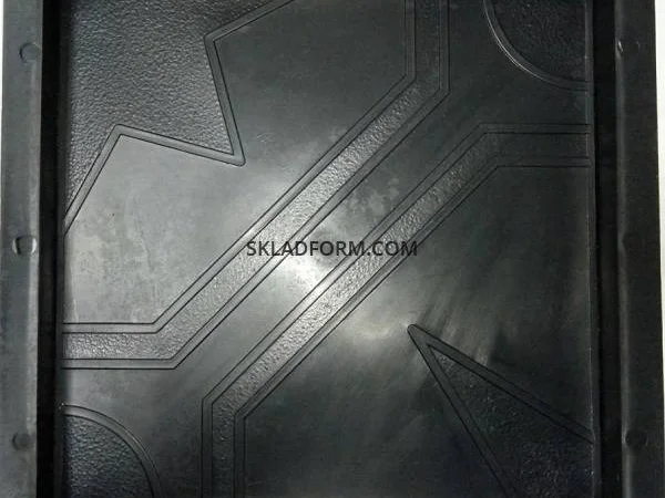 Формы для тротуарной плитки квадрат Ажурный 30х30 см - фото № 1