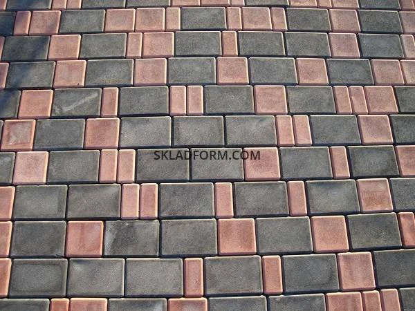 Формы для тротуарной плитки Старый город двойной 4,5 см - фото № 3