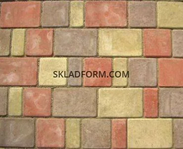 Формы для тротуарной плитки Старый город двойной 6 см - фото № 2