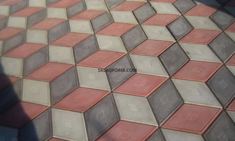 Форми для тротуарної плитки Ромб узорний у продажу - фото № 4