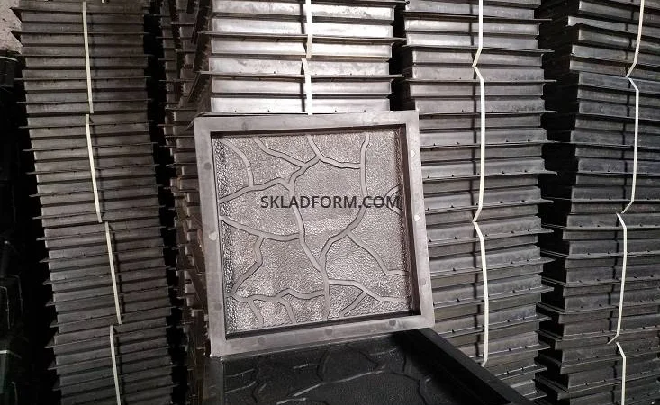 Форми для тротуарної плитки Квадрат Тучка 30x30 см - фото № 3