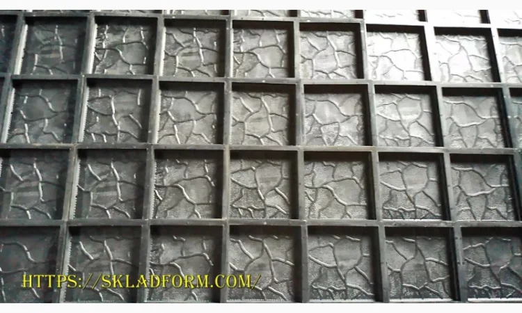 Форми для тротуарної плитки Квадрат Тучка 30x30 см - фото № 4