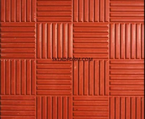 Форми для тротуарної плитки квадрат Шоколадка - фото № 1