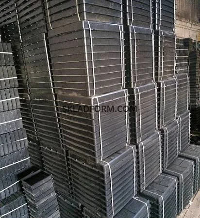 Формы для тротуарной плитки 8 Кирпичей 40х40 см в продаже - фото № 3