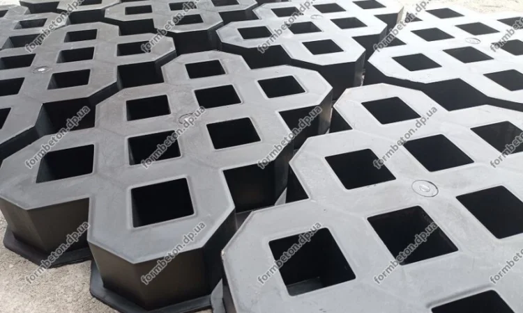 Форма для тротуарной плитки решетка газонная под траву - фото № 7