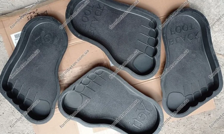 Формы тротуарной плитки «Следы Великанов» для садовой дорожки - фото № 4