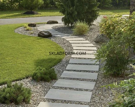 Форма для создания бетонной садовой дорожки 100х50 см - фото № 7