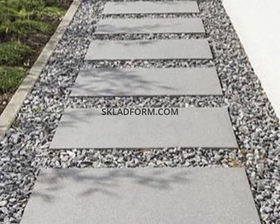 Форма для создания бетонной садовой дорожки 100х50 см - фото № 4