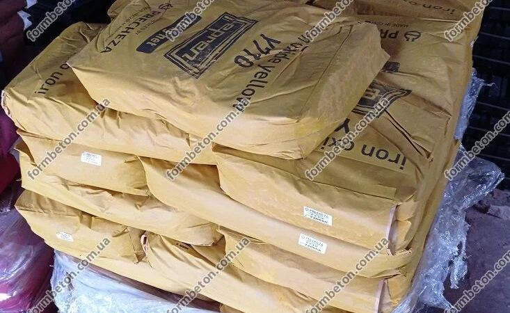 Краситель для бетона Жёлтый Y-710 Чехия Fepren - фото № 2