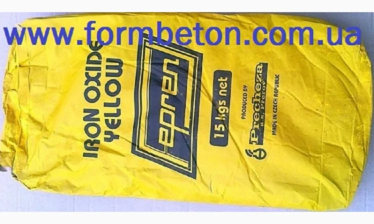 Краситель для бетона Жёлтый Y-710 Чехия Fepren - фото № 4