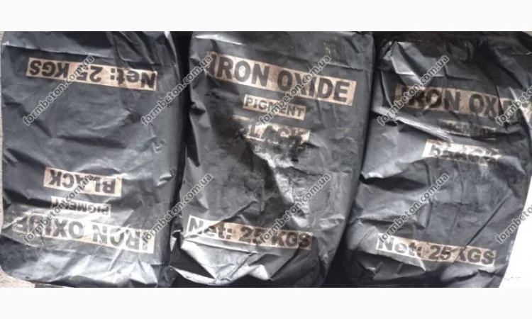 Пигмент черный для бетона Чехия B-650 Fepren, 25 кг - фото № 2