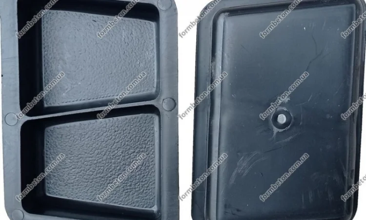 Формы для тротуарной плитки Брук шагрень косой - фото № 1