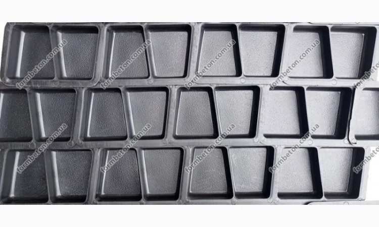 Формы для тротуарной плитки Брук шагрень косой - фото № 4