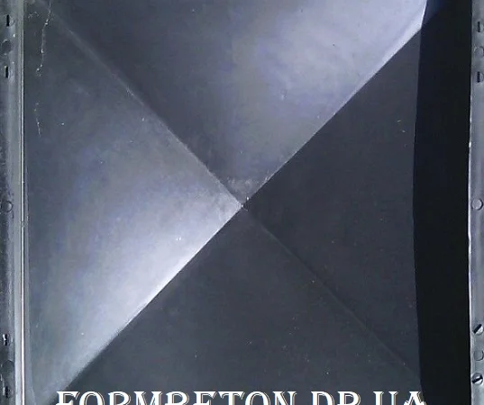 Форма кришки чотирьохскатної 49х49 см, гладка - фото № 1