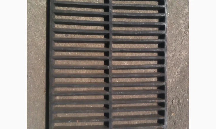 Чугунная решетка гриль для барбекю и мангала. 50 см. х 40 см - фото № 1