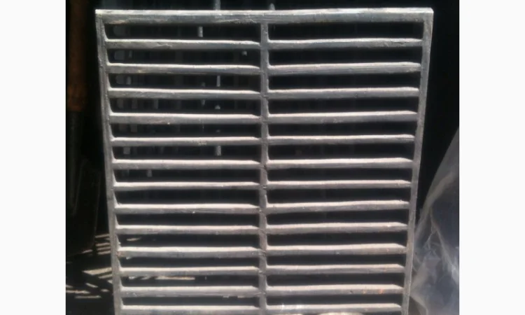 Чугунная решетка гриль для барбекю и мангала. 50 см. х 40 см - фото № 5