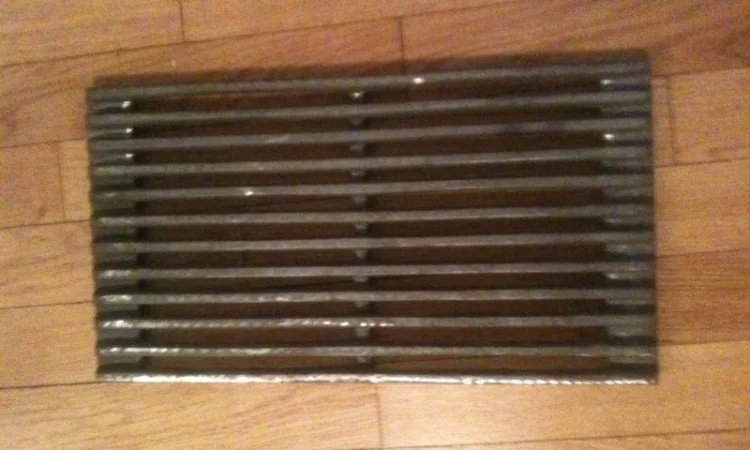 Чугунная гриль-решетка для барбекю и мангала. 36.5 см. х 20 см - фото № 8