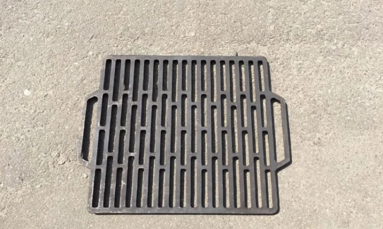 Решетка гриль из чугуна для барбекю и мангала. 50 см. х 40 см - фото № 2