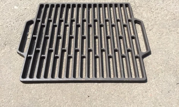 Решетка гриль из чугуна для барбекю и мангала. 50 см. х 40 см - фото № 4