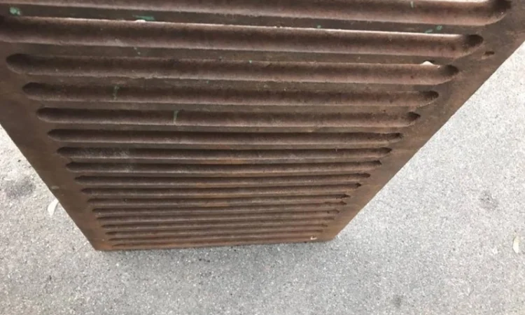 Решетка гриль из чугуна для барбекю и мангала. Ливнёвка. Размеры 70 см. х 50 см - фото № 2