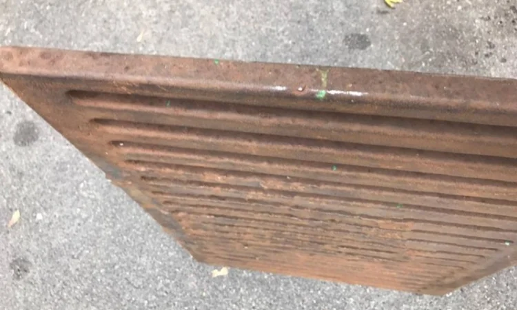 Решетка гриль из чугуна для барбекю и мангала. Ливнёвка. Размеры 70 см. х 50 см - фото № 3