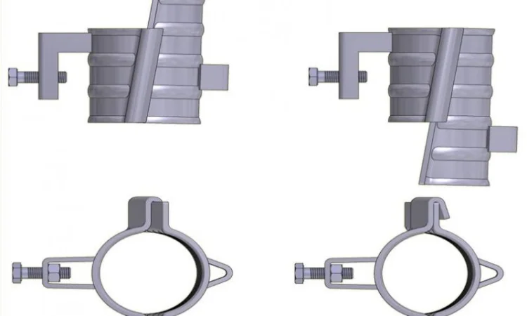 Самоблокирующиеся держатели кабеля CARBOMECH из нержавеющей стали - фото № 2