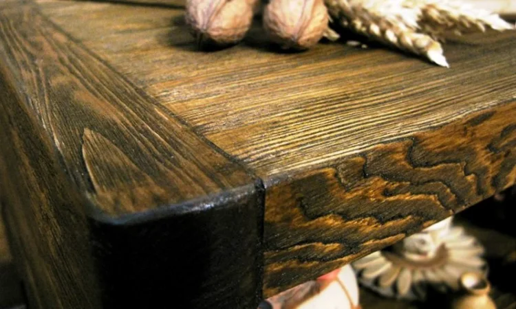 Браширование древесины, доски. Состаренное дерево. Старение древесины - фото № 2