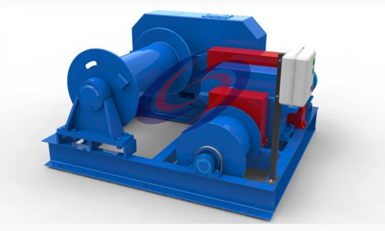 Маневровая лебедка ЛЭМ-10 для эффективной работы - фото № 1