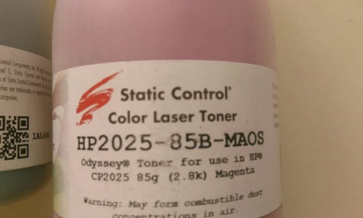 Тонер hp clj cp2025/ cm2320mfp (cyan 80г) scc hp2025-80b-cos - фото № 4