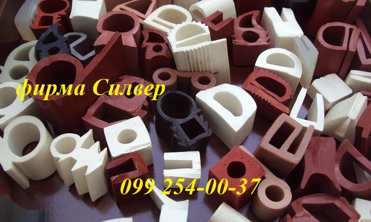 Трубки, профили, шнуры, пластины из силикона и резины - фото № 1