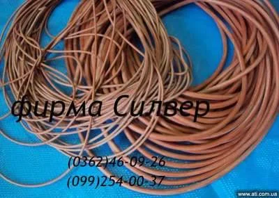 Силиконовый шнур круглый - фото № 1