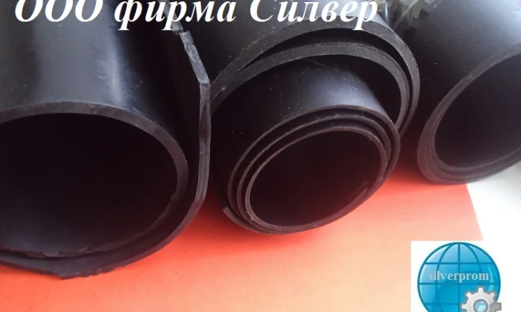 Технічна гумова пластина ТМКЩ 2мм в рулоні - фото № 1