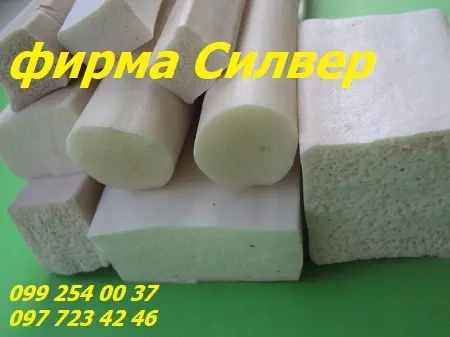 Пористі силіконові шнури та профілі. Спінений силікон - фото № 1