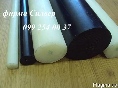 Капролон графитонаполненный 20 мм, длина 1000 мм - фото № 1