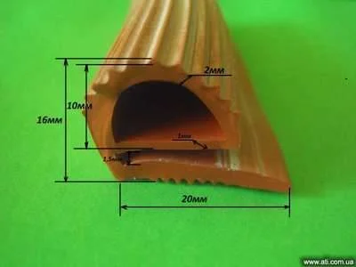 Термостойкий силиконовый профиль для пищевой промышленности - фото № 1