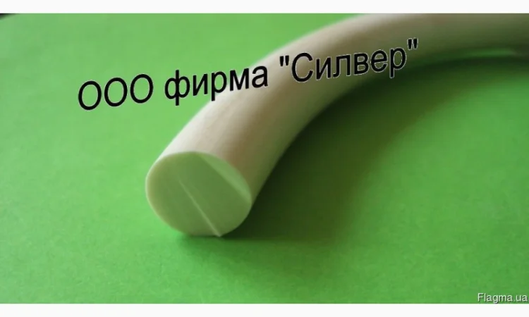 Шнуры из белой силиконовой резины круглого сечения - фото № 1