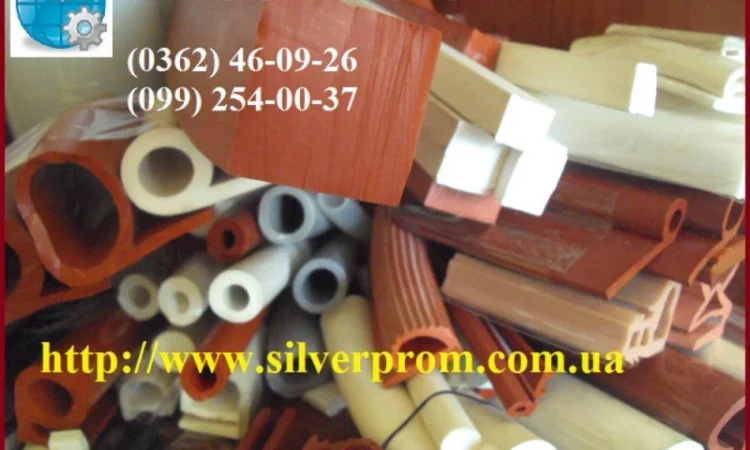 Силиконовые уплотнители промышленного назначения формы D - фото № 1