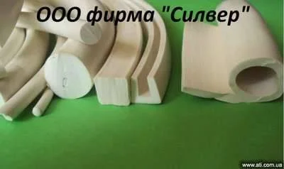 Шнур профиль для пищевой промышленности из резины и силикона - фото № 1