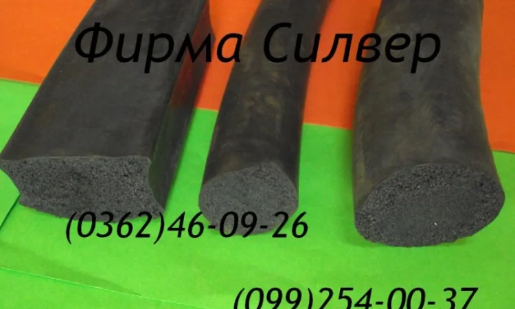 Шнур губчатий круглий для герметичності - фото № 1