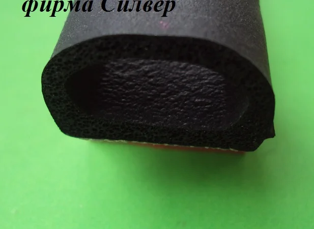 Самоклеящиеся резиновые уплотнители из пористой резины - фото № 1