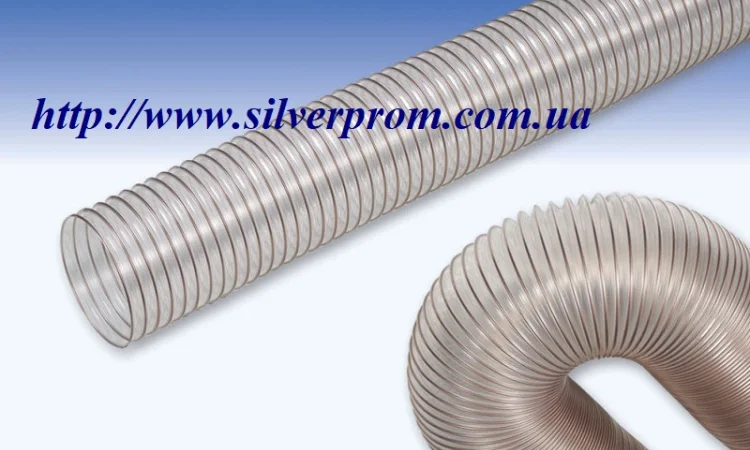 Полиуретановый шланг для аспирации, абразивостойкий - фото № 1