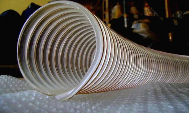 Гибкая гофра для всасывания подсолнечника и сыпучих материалов - фото № 1