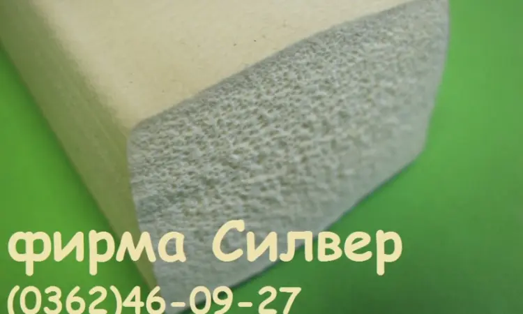 Пористі силіконові ущільнювальні шнури - фото № 1